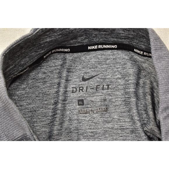 Nike Dri-FIT Women's Running 1/4 Zip Pullover Grey Size XL Stretch Running - Picture 7 of 8